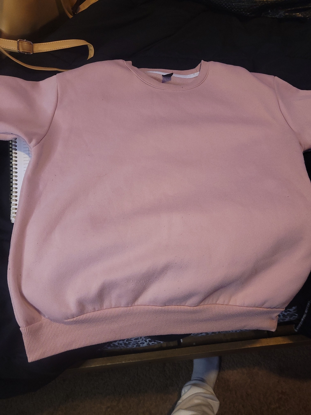SHEIN Pink Crewneck Pullover SIZE SMALL